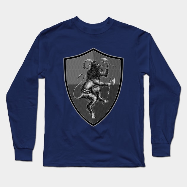 Drawing goat Long Sleeve T-Shirt by HornArt